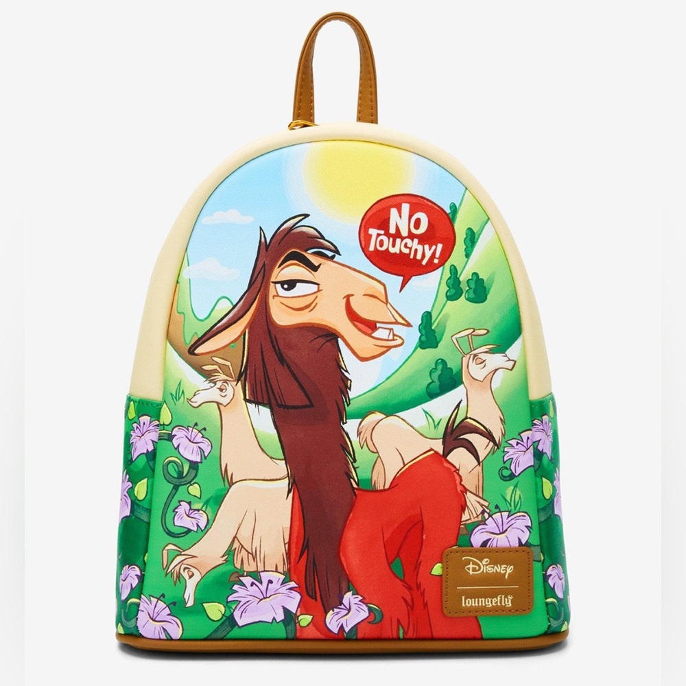 Loungefly Disney The Emperor’s New Groove “No Touchy” Kuzco Mini Backpack